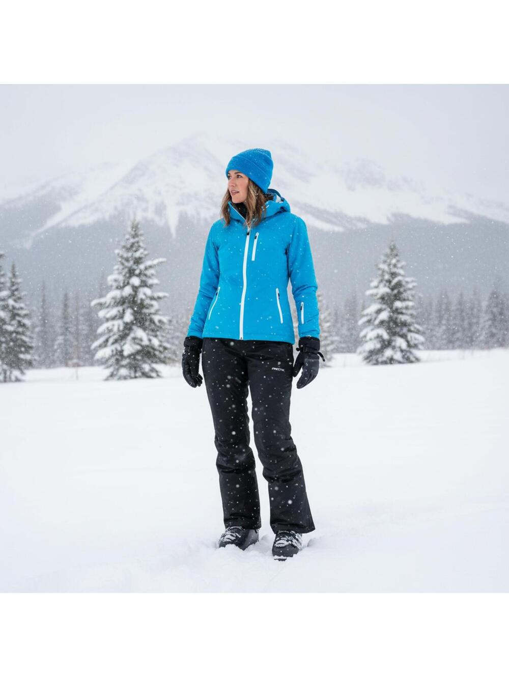 New Women's Black Arctix Black Snow Winter Ski Snowboard Pants Size Medium